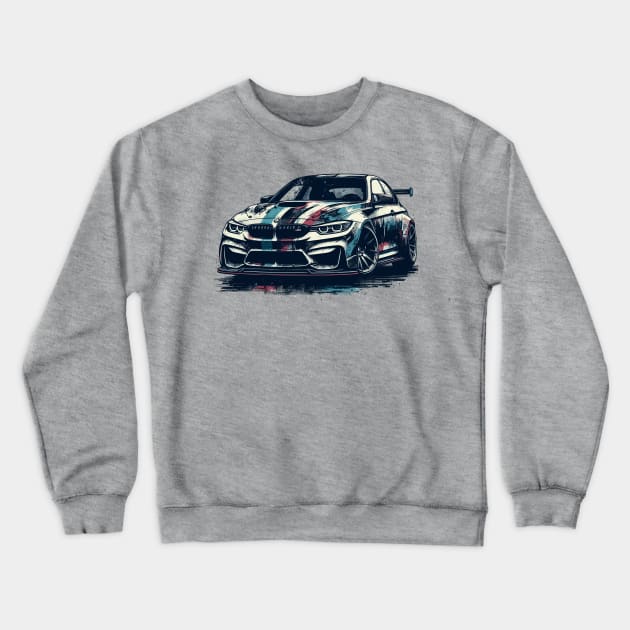 BMW M3 Crewneck Sweatshirt by Vehicles-Art